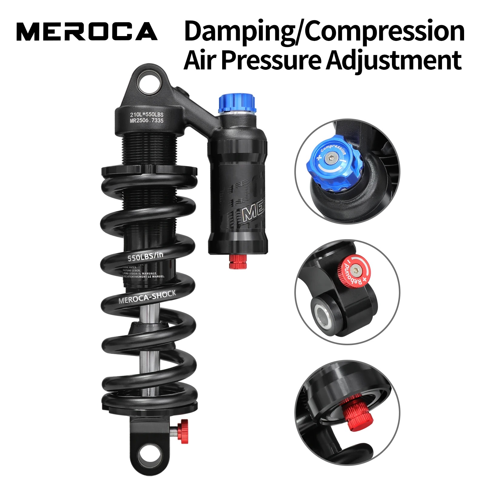 Mountain Biking Downhill - MEROCA RCT2 Mountain Bike Bicycle MTB