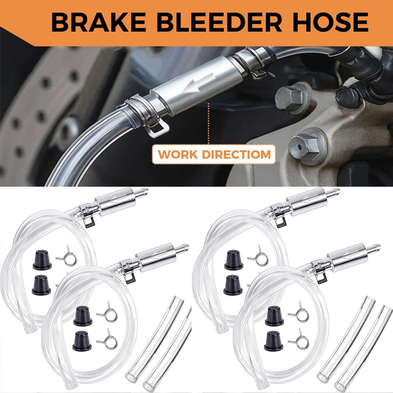 Hydraulic Brake Bleed - 1/2/3Set NEW Bleeder Hose Kit for