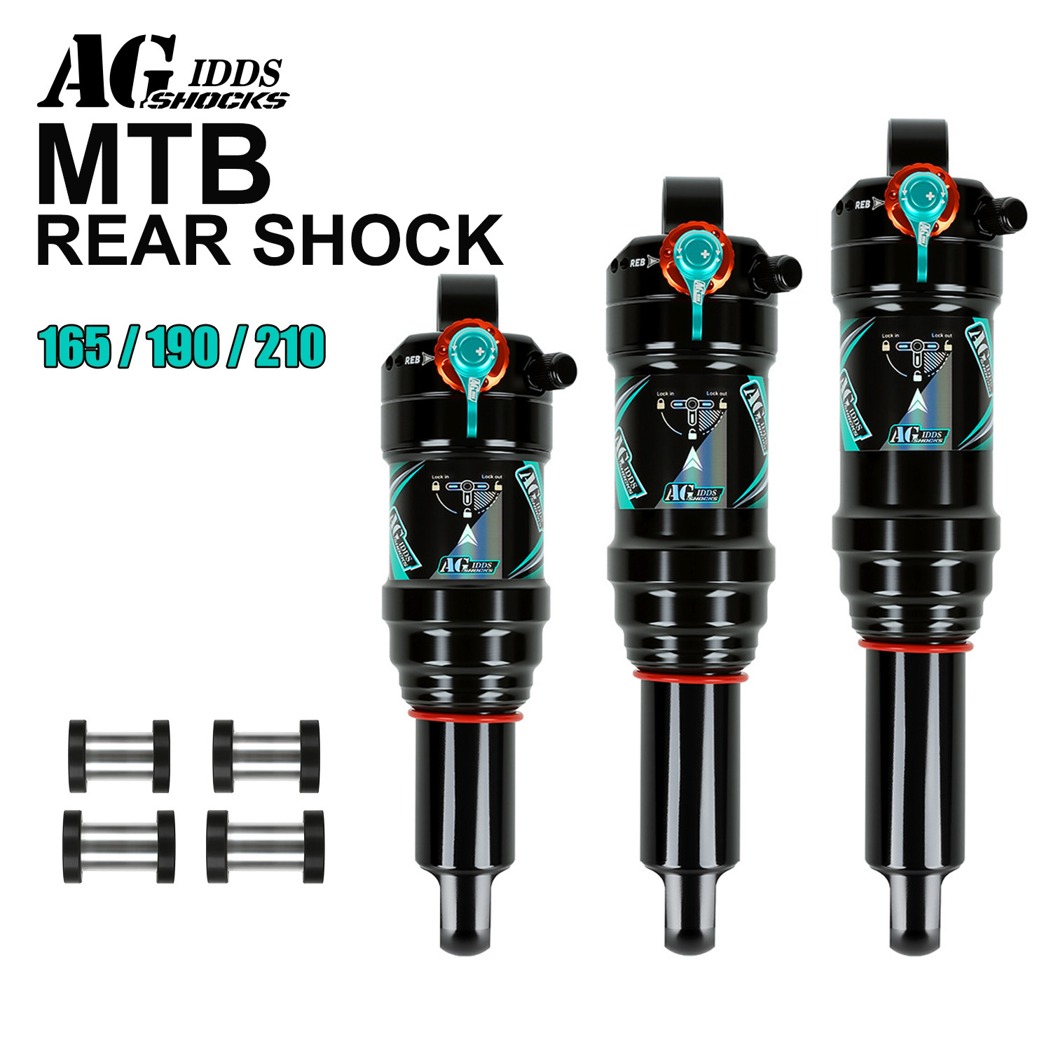 AGSHOCKS MTB Rear Shock Bicycl - Mountain Biking Downhill ulasan dan harga
