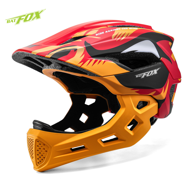BATFOX Kids Full Face Bike Hel - Mountain Biking Helmet Kids ulasan dan harga