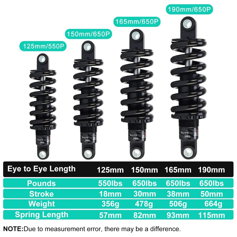 KS-260 Spring Shock Absorber R - Mountain Biking Downhill ulasan dan harga