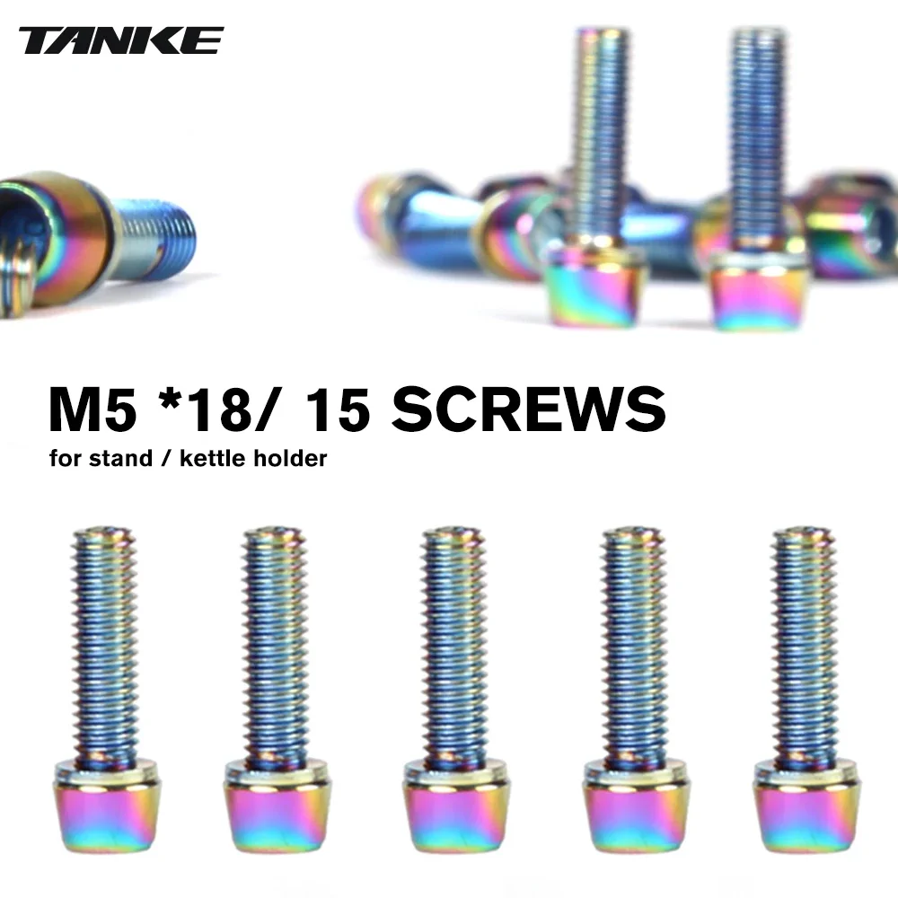 TANKE 6pcs M5 * 18 15mm Bolt S - Mountain Biking Water Bottle ulasan dan harga