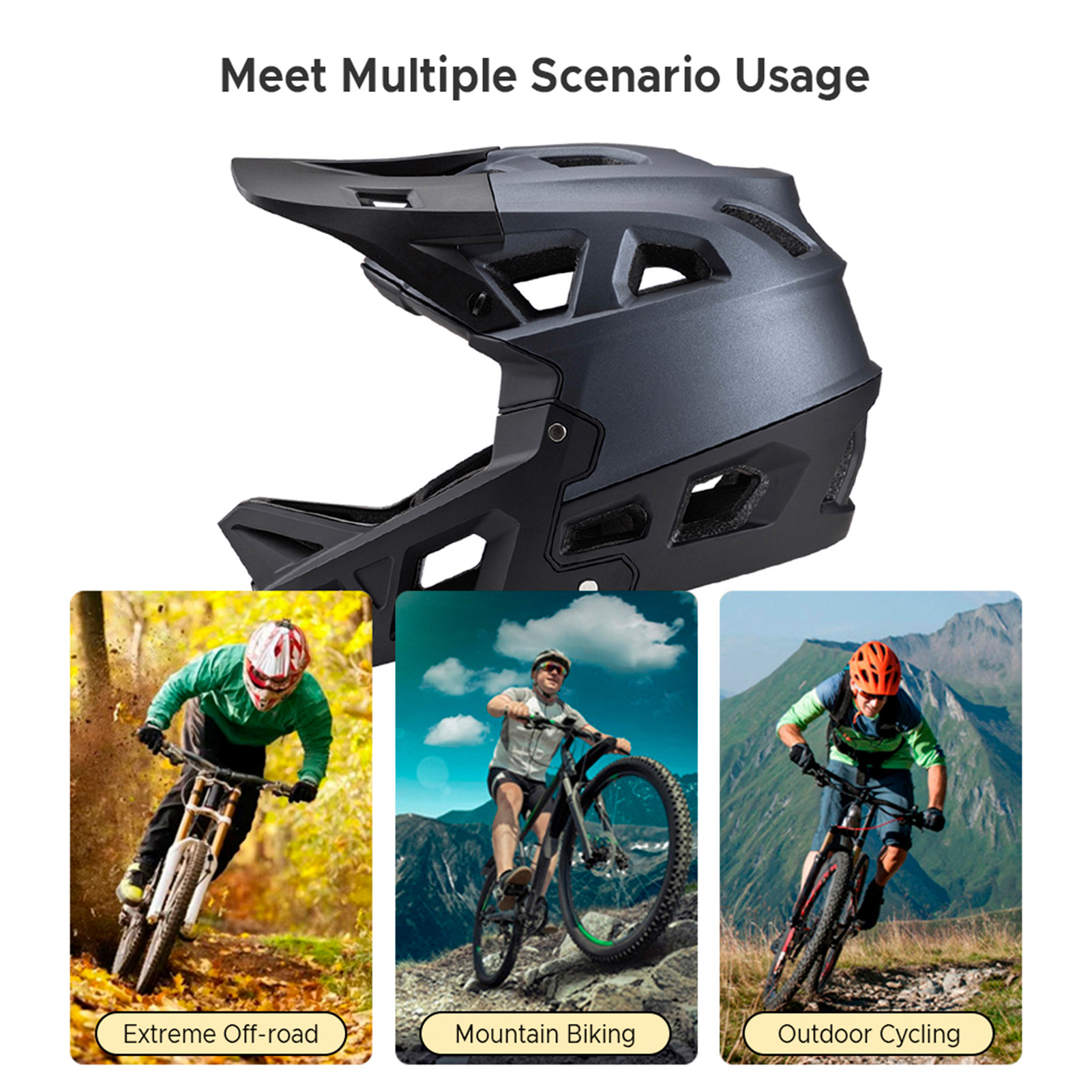 Full Face Mountain Bike Helmet - Mountain Biking Helmet Kids ulasan dan harga